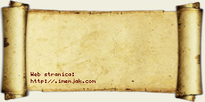 Una Blagojević vizit kartica